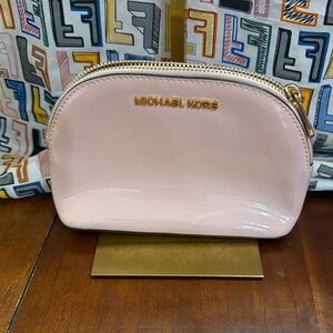 Michael Kors Pink Patent Leather Pouch